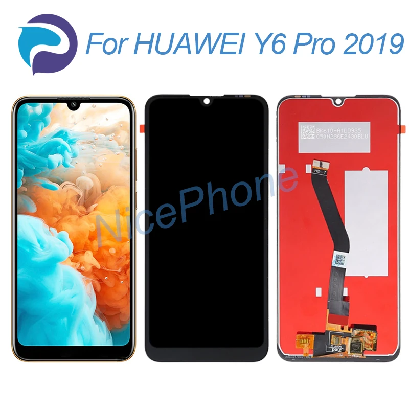 

For Huawei Y6 Pro 2019 LCD screen 1560*720 touch digitizer display assembly replacment MRD-LX2 Y6 Pro 2019 lcd screen