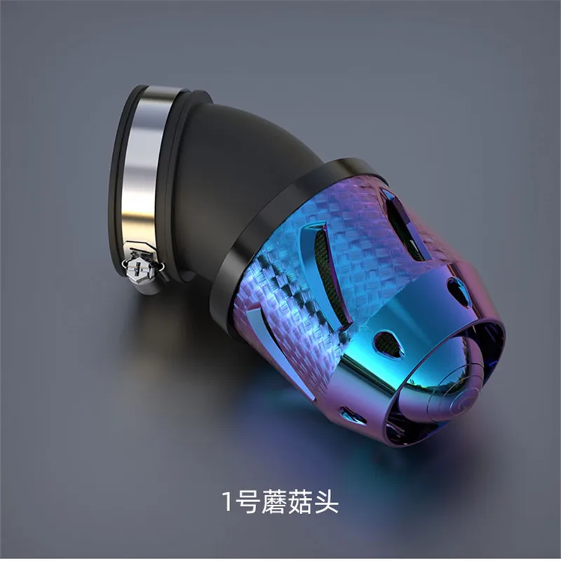 

25MM 35MM 45MM Universal Motorcycle Air Filter Motorbike Air Intake Filters Modified Accessories Nondestructive Installation