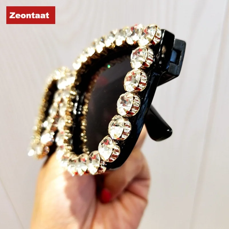 

Big Frame Square Diamond Sunglasses Women Lady Vintage Oversized Sun Glasses Female Male Oculos De Sol Shades