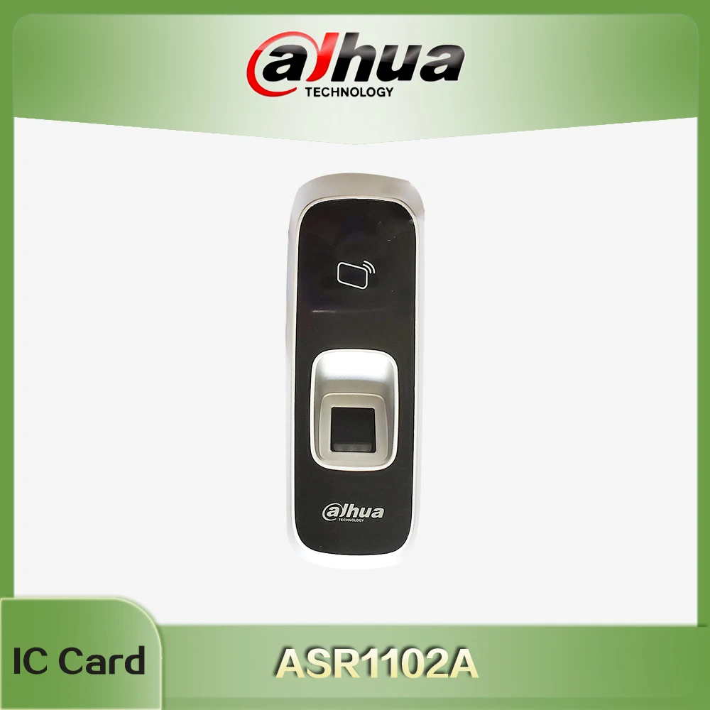 

Dahua ASR1102A(V2) Fingerprint RFID Reader RS-485 protocol Up to 3000 fingerprints capacity supports ic card fingerprint