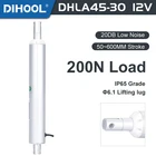 Линейный привод 50 мм 100 мм 500 мм DC12v контроллер двигателя электрический поршневой Открыватель дверей 200N Push IP65 подъемная колонна привод солнечной панели