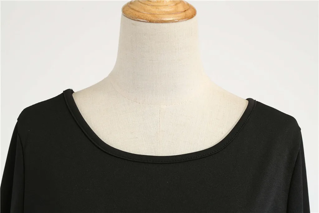 Женское платье в винтажном стиле с круглым вырезом длинными рукавами комбинезон