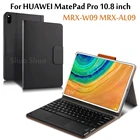 Чехол с беспроводной Bluetooth-клавиатурой для HUAWEI MatePad Pro MRX-W09AL09, магнитный чехол-подставка, чехол для Huawei MatePad Pro 10,8 2019
