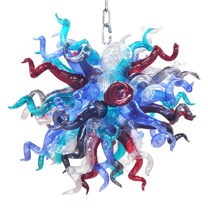 

Vintage Glass Chandeliers Creative Design Lamps Hand Blown Glass Chandelier Light for Living Room Bedroom Dining Room Corridor
