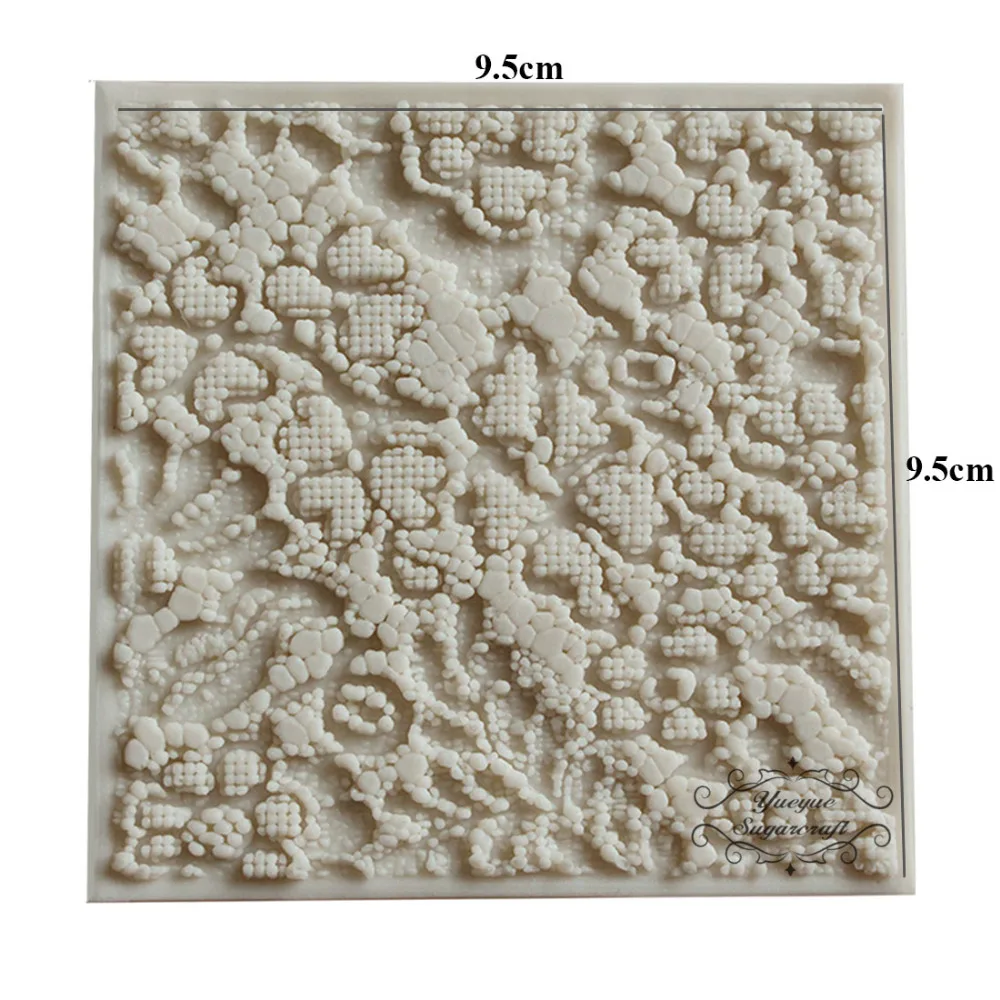 Yueyue Sugarcraft Lace silicone mold cake decorating tools confeitaria moldes de fondant chocoe molds | Дом и сад