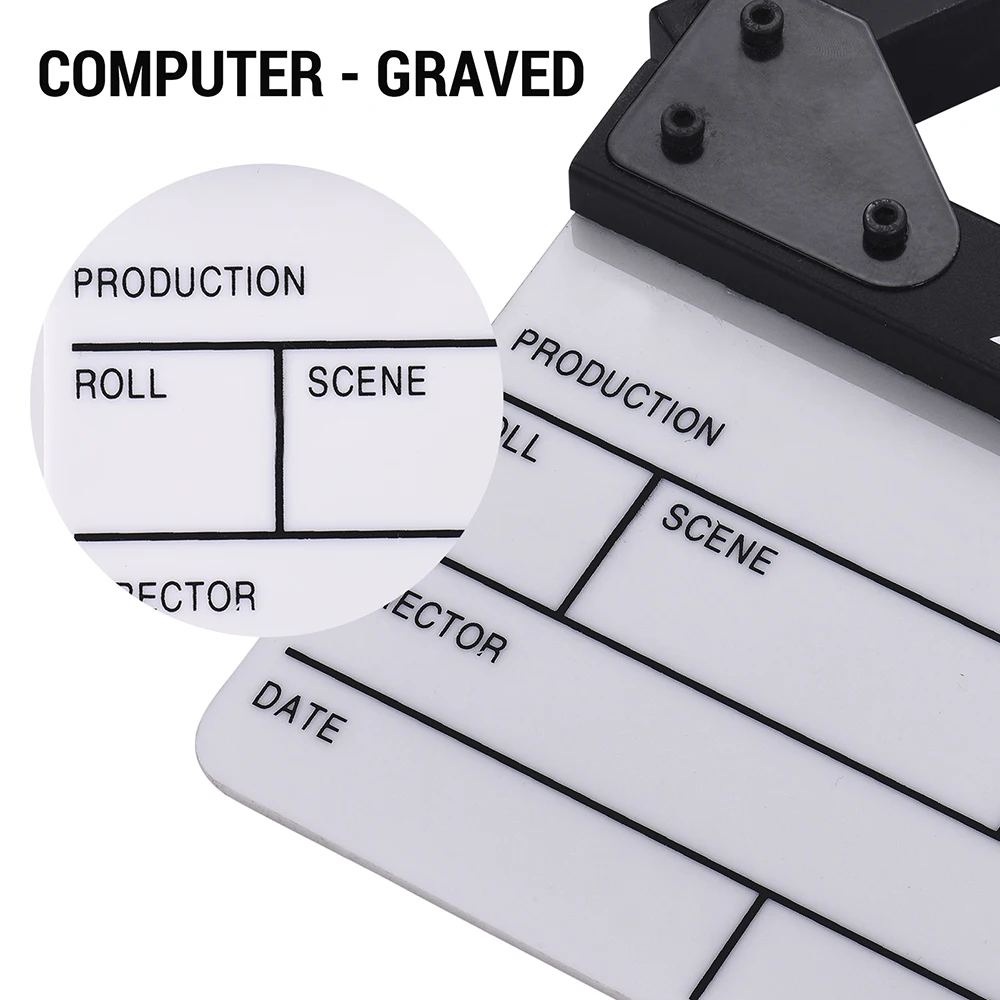 Andoer ClapperBoard компактный размер акриловая пленка Clapboard сухое стирание ТВ