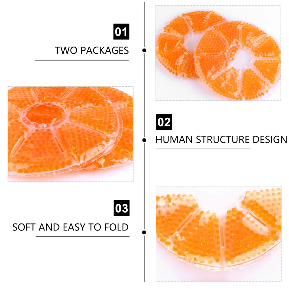 

2pcs Breastfeeding Pads Breast Packs Nursing Pads Breast Therapy Pads