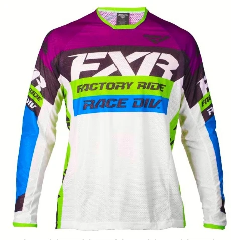 DH Motocross MX FXR Джерси с длинным рукавом для езды на мотоцикле по пересеченной