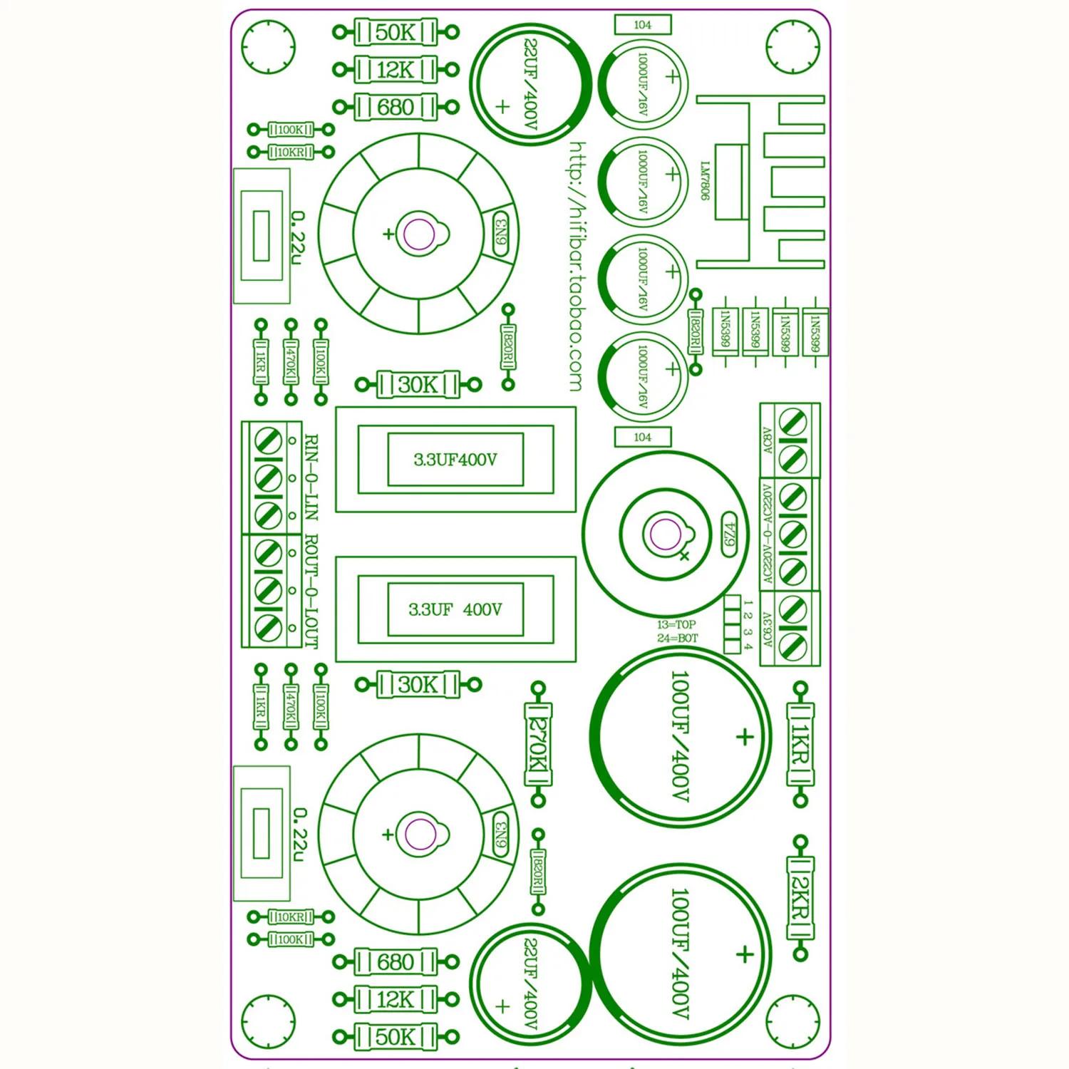 

Hifi Level Preamp 6z4 Bile Rectifier 6N3 6H3N GE5670 Can Directly Replace The Tube Front Stage and Bile Front Board Diy Kit