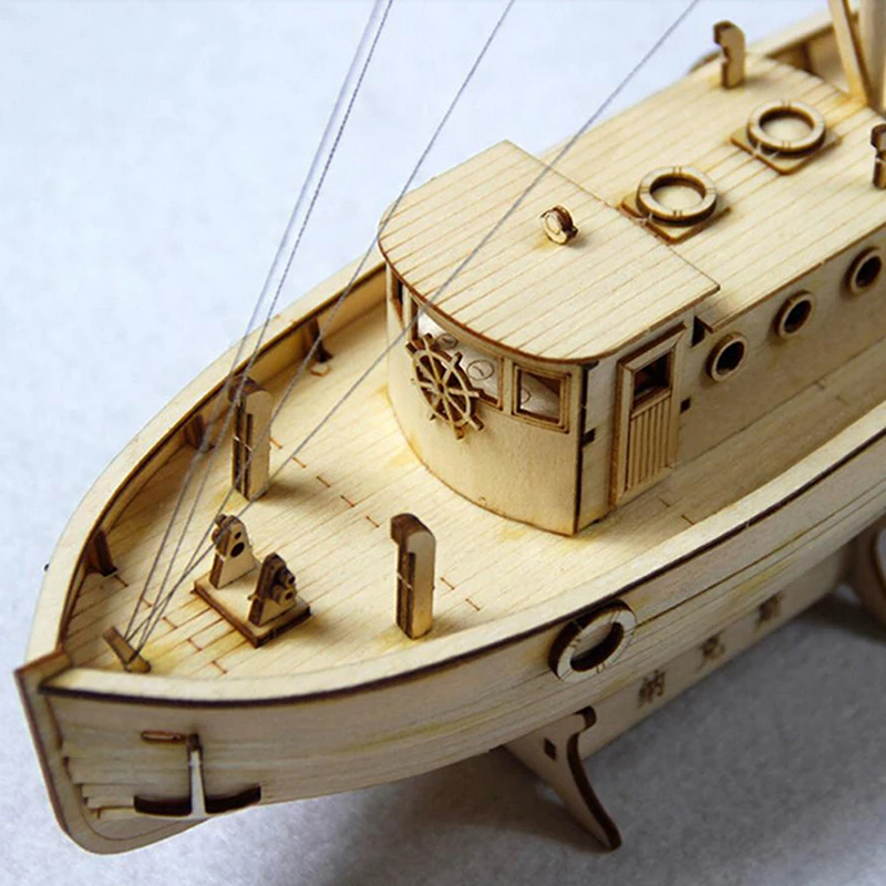 

1/30 Assembly Wooden Sailboat DIY Wooden Kit Puzzle Toy Sailing Model Ship Gift for Children and Adult