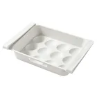 Выдвижной кухонный ящик для хранения яиц в холодильнике яиц, контейнер для хранения продуктов, аккуратный компактный ящик, органайзер для продуктов