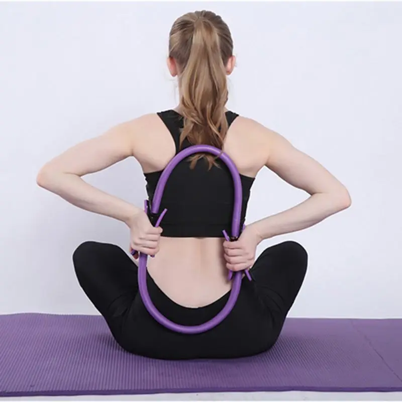 

Fitness Circles Yoga Pilates Ring and Exercise Band Sports Training Resistance Circle Yoga Stretch Band Yoga Accessories