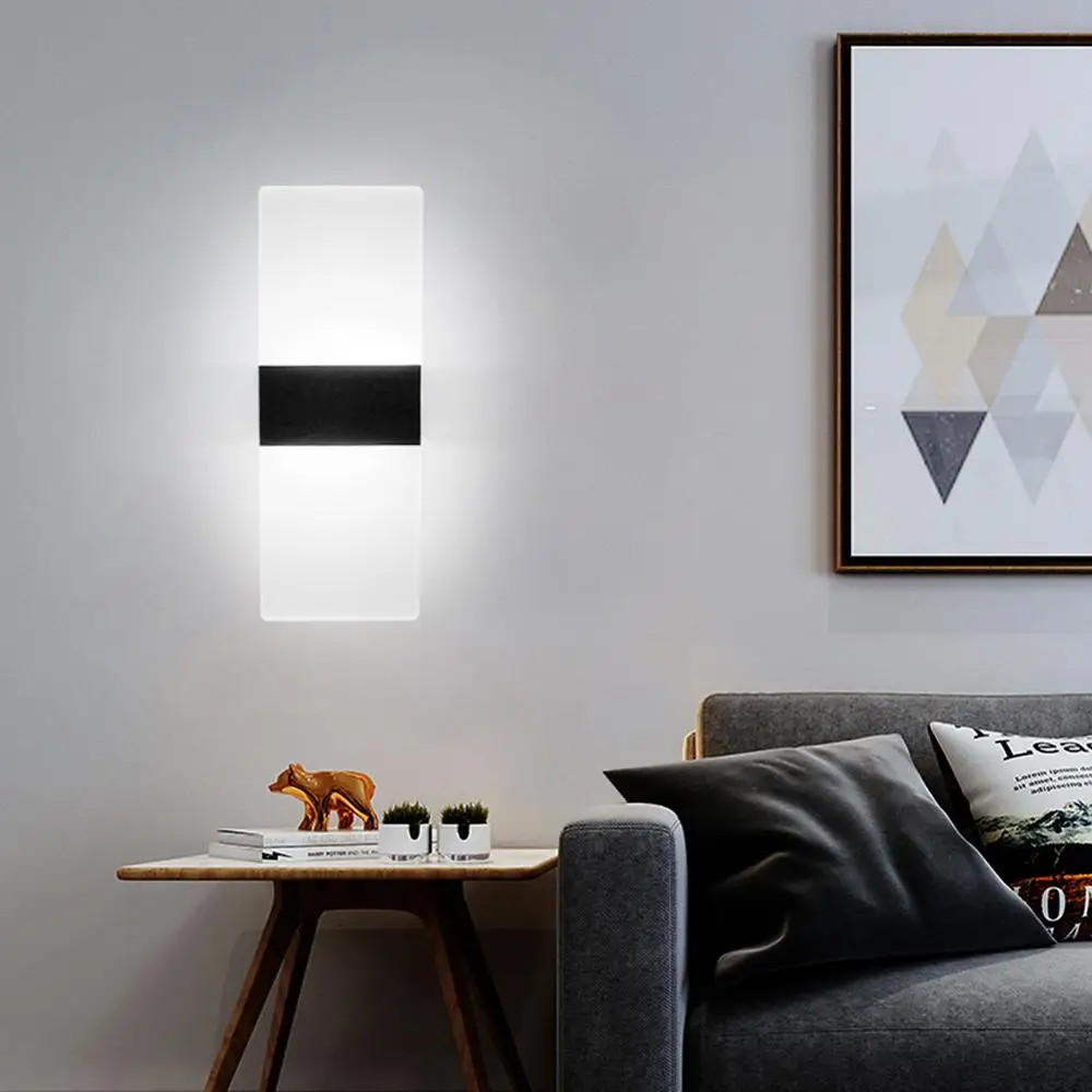 Светодиодный настенный минималистичный светильник 5 Вт 220 В переменного