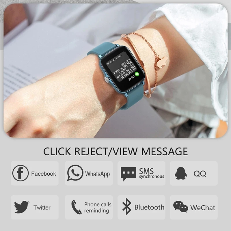 

New Hot-selling 2021 Y20 Smart Watch Men Women Waterproof Blood Pressure Heart Rate Fitness Tracker Sports Smartwatch PK P8 Plus