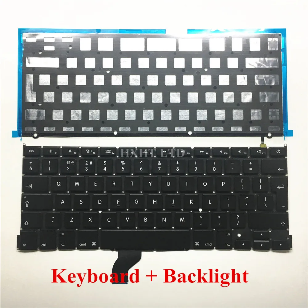 Клавиатура A1502 с подсветкой для Apple Macbook Pro Retina клавиатура ноутбука 13 дюймов