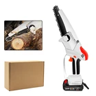 Пила цепная аккумуляторная белая, 56 дюйма, 21 в, для сада