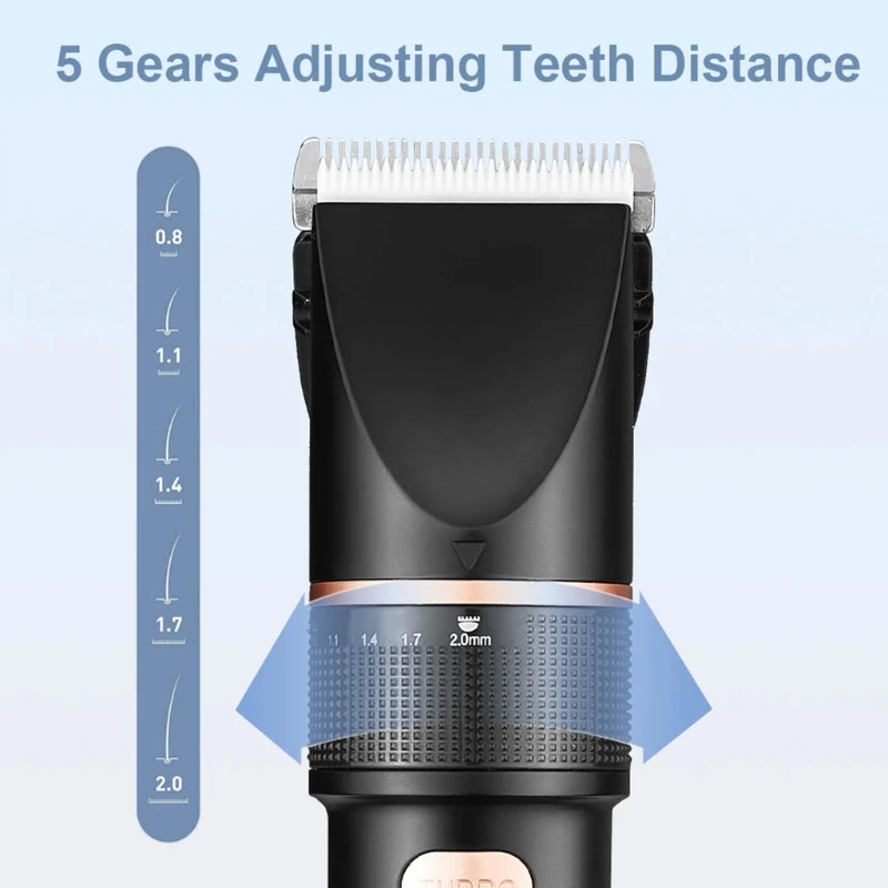 

Mens Electirc Waterproof Hair Trimmer Clippers Beard Trimmer Rechargable Professional Barber Hair Cutter