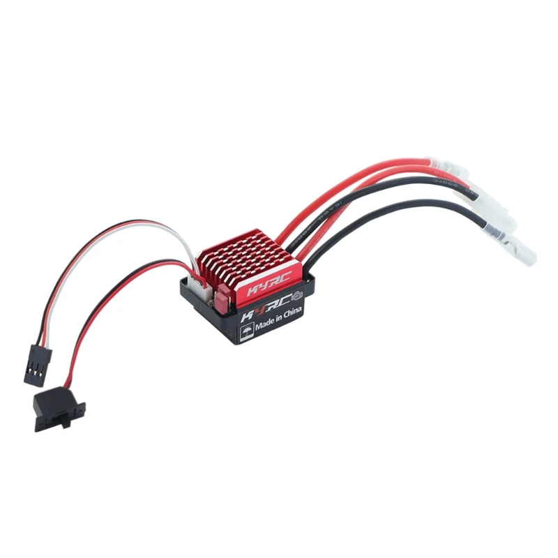 

60A Brushed Motor ESC Electrical Speed Controller for 1/ 10 RC Car Buggy Truck