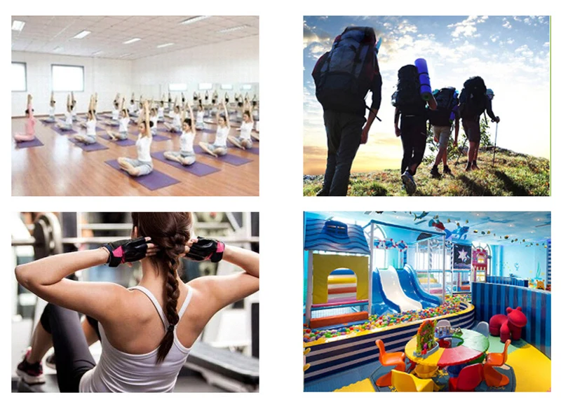 Мягкая разноцветная стойка для йоги из ЭВА радужной расцветки товары фитнеса