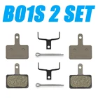 2 пары тормозных колодок B01S, резиновые дисковые Тормозные колодки для MTB MT200M315  M355  M395  M446  M575  M486  M485  M445