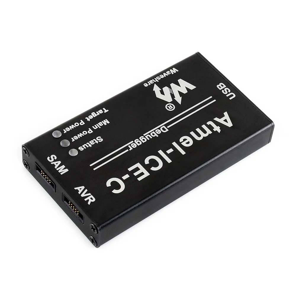 Atmel-ICE-C Kit Мощный инструмент для отладки и программирования микроконтроллеров Atmel SAM AVR ATMEL-ICE-PCBA внутри.