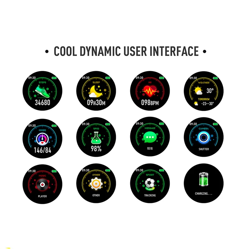 Смарт часы KINGWEAR KW19 с пульсометром монитором кровяного давления камерой