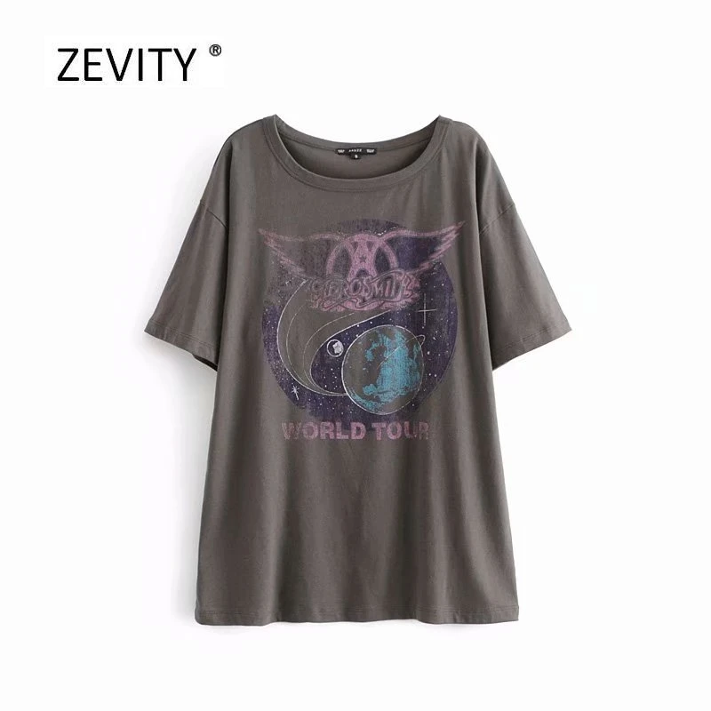 Футболка женская базовая с круглым вырезом винтажный Повседневный шикарный топ