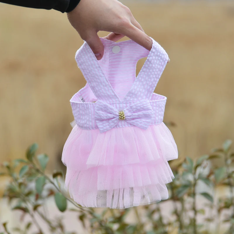 Свадебное платье для кошек и собак летняя одежда юбка платья принцессы щенок