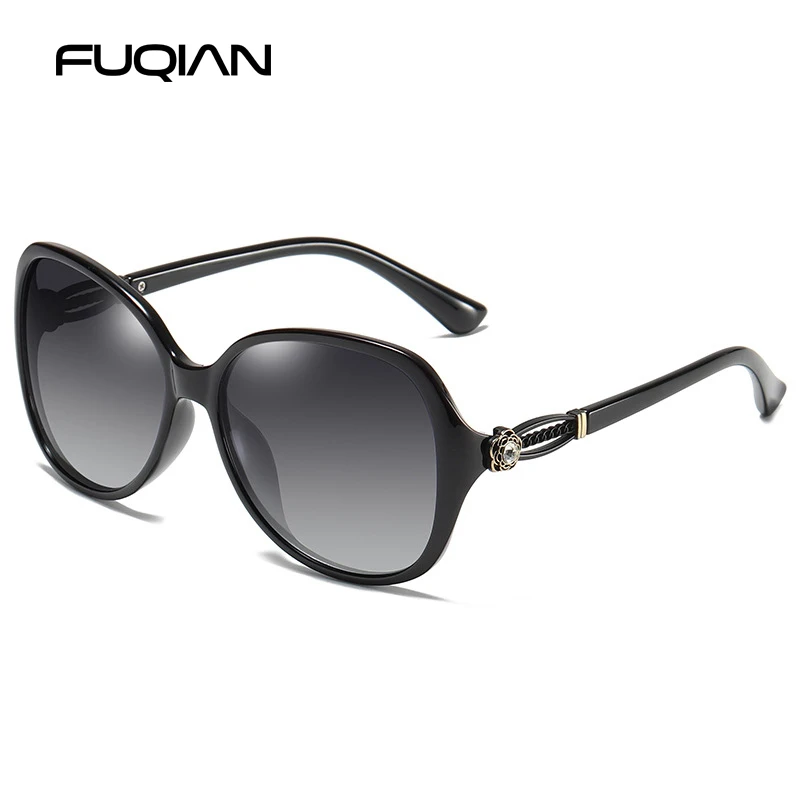 SUNWEAR, Новое поступление, негабаритные квадратные поляризованные женские солнцезащитные очки, фирменный дизайн, розовые дужки, солнцезащитные очки, женские безопасные очки для вождения