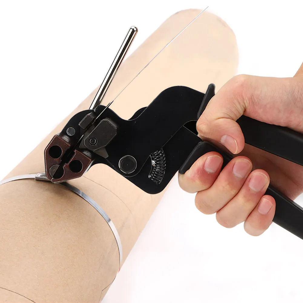 

Stainless Steel Cable Tie Cutter Tool Fastening Cutting Plier Stainless Cable Ties Fasten Cut Up to 12mm Width 0.3mm Thickness