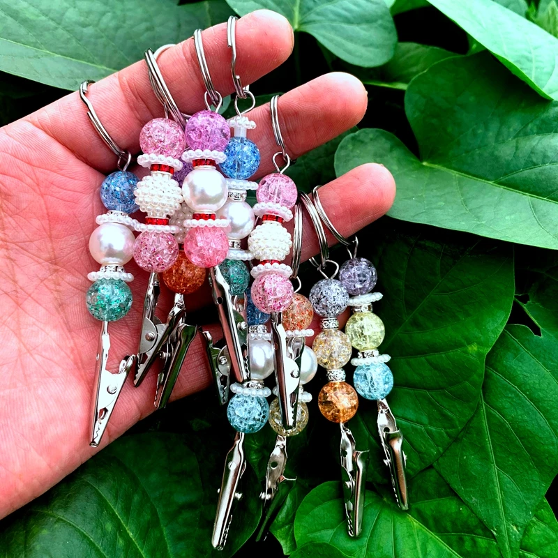 

new style wholesale card grabber for long nail with clip keychain bulk stock