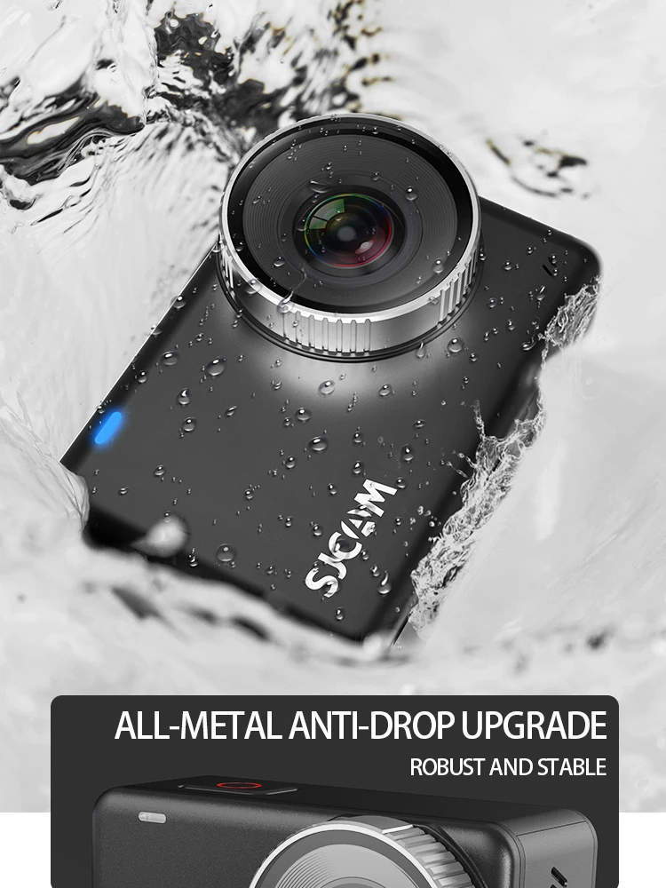 للبيع الأصلي SJCAM SJ10X عمل كاميرا 4K 24FPS 10 متر الجسم مقاوم للماء واي فاي 2.33