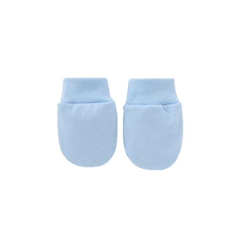 Guantes de algod&oacute;n suave para beb&eacute;, protecci&oacute;n para reci&eacute;n nacido, manoplas para rascar, guardamanos infantil, 1 par-2