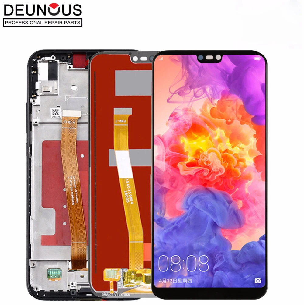 Дисплейный модуль для Huawei P20 Lite 5 84 '' с рамкой/без рамки|Экраны мобильных