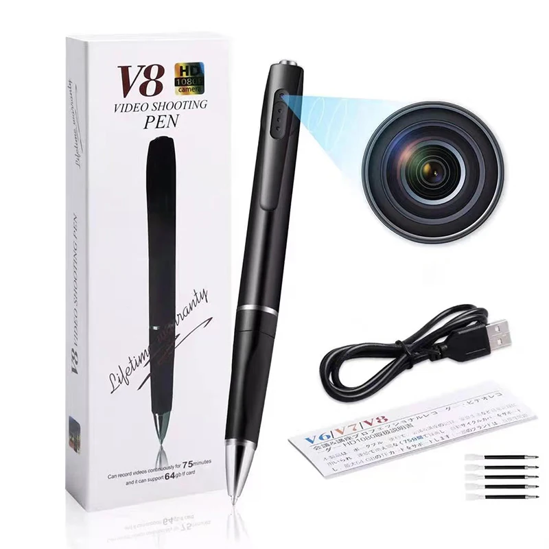 

Mini Camera Full HD 1080P Portable Pen Camera Wireless Micro Digital IP Camcorder Video Recorder Support 64GB Special Gift