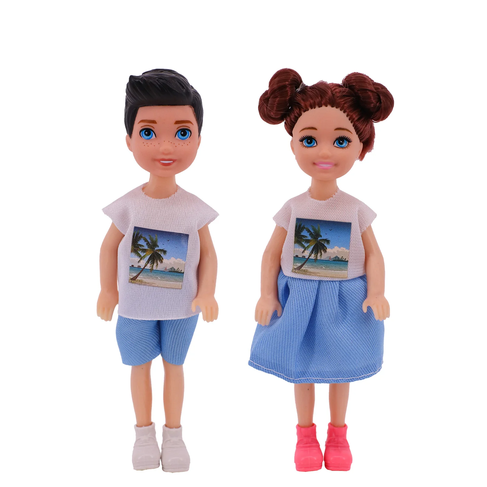 Одежда для куклы Барби и Келли модная дешевая шапка Кена кукла парные костюмы
