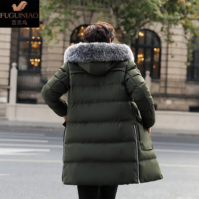 Мужское толстое хлопковое пальто Plus Sze приталенное с хлопковой подкладкой для