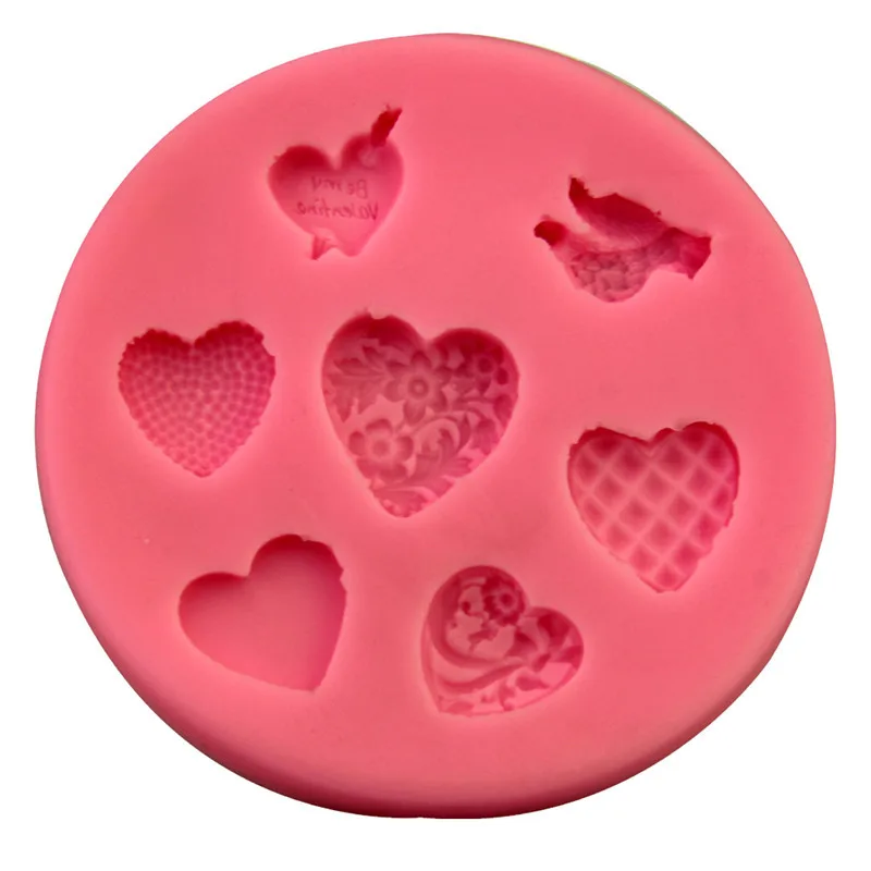 Любовь мандаринка утка помадка форма для торта инструмент жидкий силиконовый