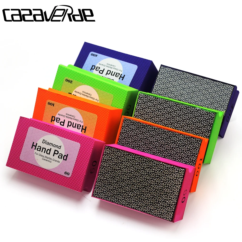 Алмазная ручная полировальная пластина с гальваническим покрытием для