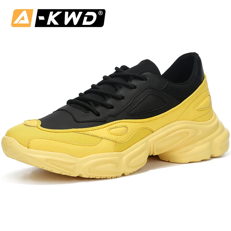 Натуральная кожа Для мужчин кроссовки увеличивают рост Нескользящая дышащая