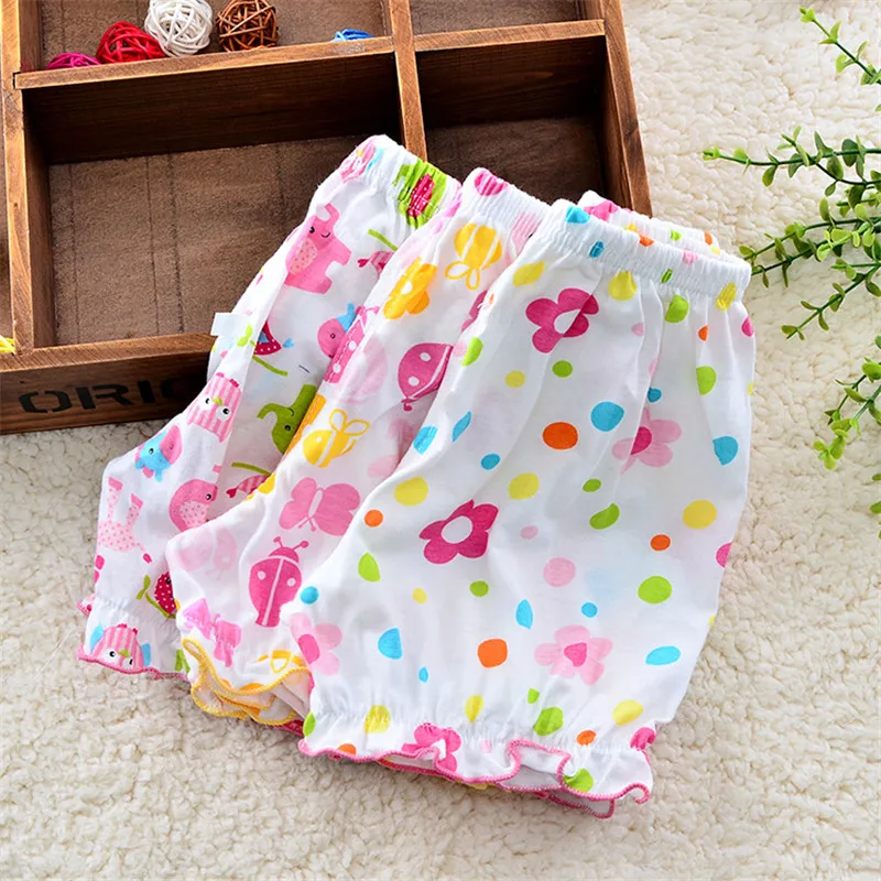 Детские летние шорты хлопковое нижнее белье для новорожденных детей от 0 до 24