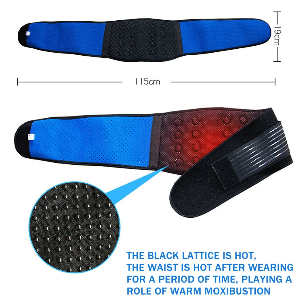 1 шт. BYEPAIN турмалиновый самонагревающийся магнитный терапевтический пояс