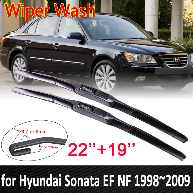 

Car Wiper Blade for Hyundai Sonata EF NF 1998~2009 Car Wiper Blade Windshield Wipers Car Accessories 1999 2000 2001 2002 2003