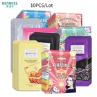 10 шт. спальный питает и увлажняет кожу, усиливает ее эластичность, Чай дерево кислорода пузырь Икра укрепляющий лист одноразовые маски для лица крем для лица против морщин и маска для уменьшения пор Корейская маска для лица