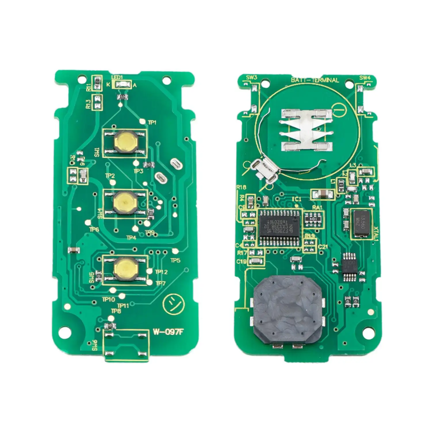 

QWMEND G8D-644M-KEY-E 2 Buttons Smart Car Key for Mitsubishi Lancer Outlander ASX 433Mhz PCF7952 Chip ID46 Car Remote Key