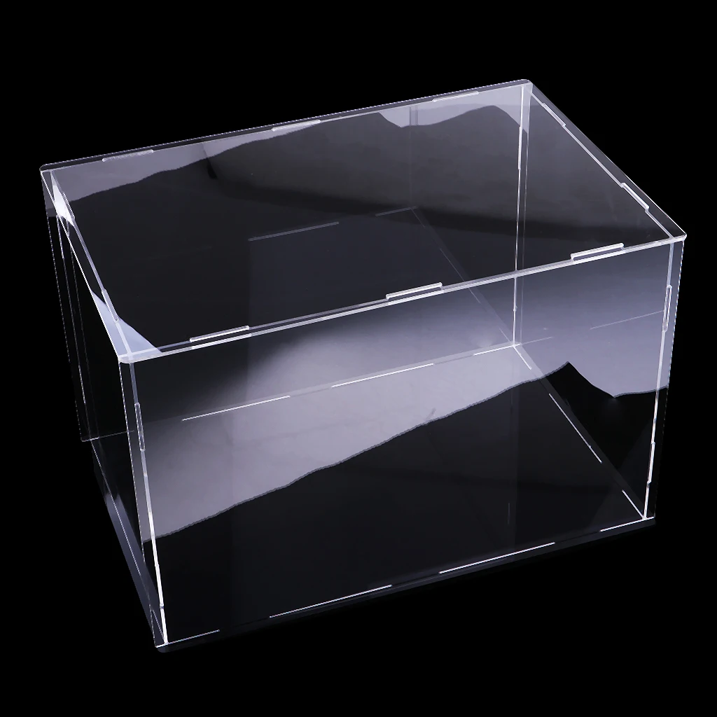 

Acrylic Toy Display Show Case Dust-proof Box Large Protection 30x20x20cm