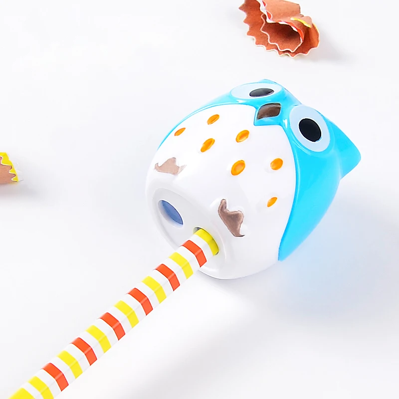 Пластиковая точилка для карандашей 4 цвета | Канцтовары офиса и дома