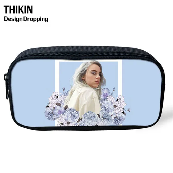 THIKIN Новые 3 шт./набор Billie Eilish школьные сумки для подростков мальчиков и девочек хип-хоп детский школьный рюкзак Rapper Женская Повседневная сумка - Цвет: as picture