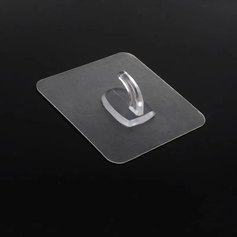 Прозрачный крючок на клейкой основе прочные настенные вешалки для дверей крючки