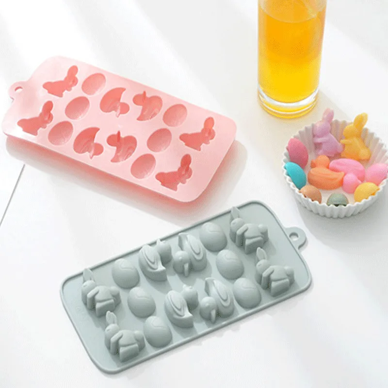 Silicone Mold Fondant Cake Decorating Tool Duck Rabbit Shape For Baking Sugarcraft Pastry Chocolate Accessories | Дом и сад